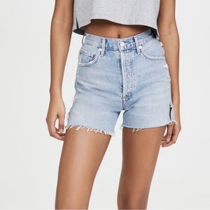 NWT Agolde Dee super high rise denim shorts in Chimes - 27